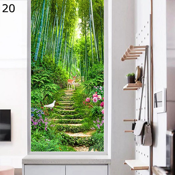 窓ガラスフィルム 植物柄 景色 絵画 窓目隠し ガラスシート 窓用 窓ガラスフィルム 植物柄 景色 絵画 窓目隠し ガラスシート 窓用