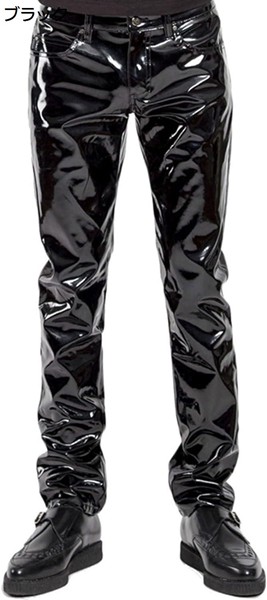 エナメル パンツ（メンズファッション） | ファッション の