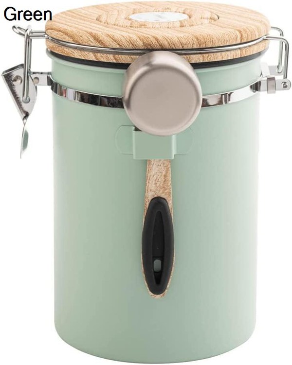 コーヒーキャニスター コーヒー豆 保存容器 304ステンレス 真空密封