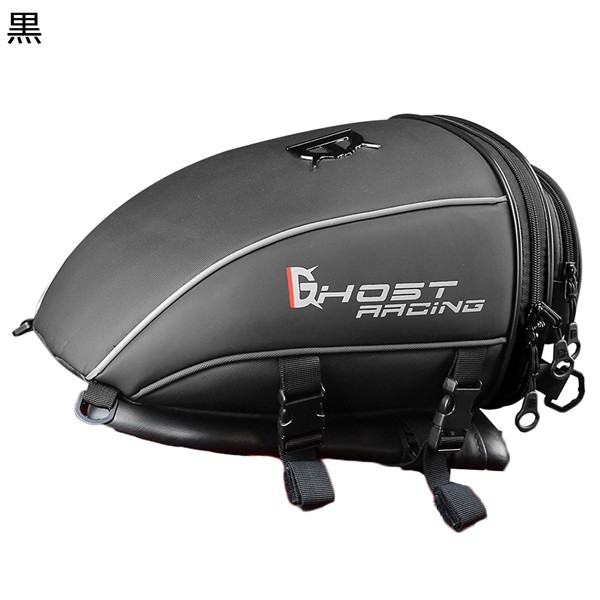 バイク用サイドバッグ、サドルバッグ（色：レッド系）｜バイク用バッグ
