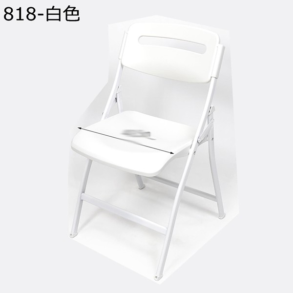 折り畳みチェア パイプ椅子 折りたたみチェア パイプチェア ダイニングチェア プラスチック 会議椅子 ミーティングチェア 背付き 滑り止め_3
