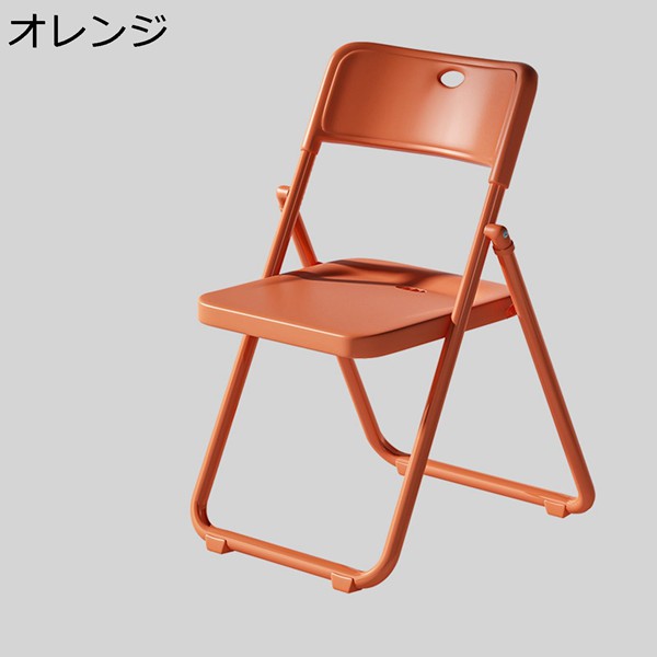 オフィスチェア パイプイス 折り畳みチェア ミーティングチェア 背付 コンパクト 省スペース 滑り止めゴム足 会議室用 講義 講習 勉強_4
