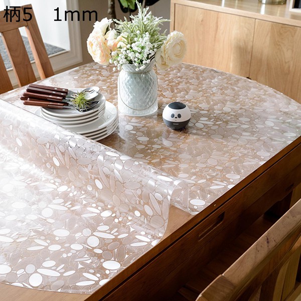 楕円形 テーブルクロス PVC製 食卓カバー おしゃれ チェック柄