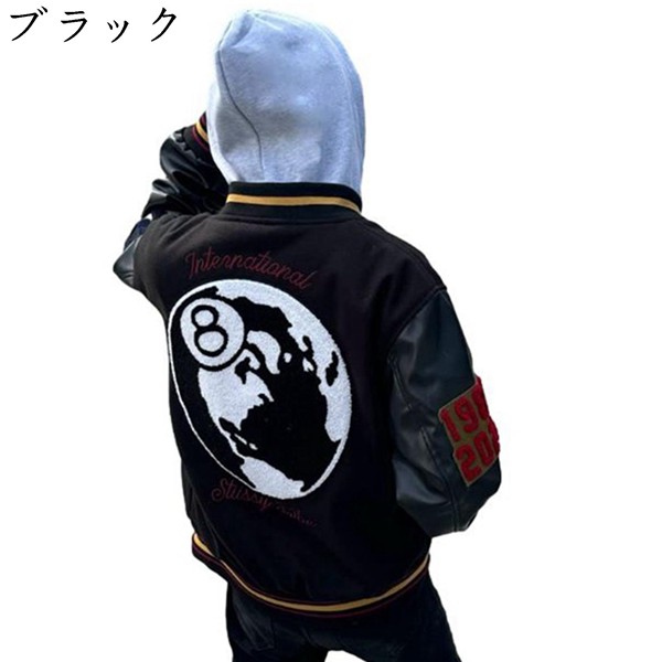スタジャン メンズ レザー（サイズ（S/M/L）：3L（XXL））のおすすめ 