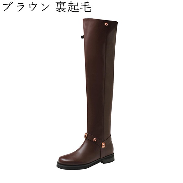 サイハイブーツ 本革の商品一覧 通販 - Yahoo!ショッピング