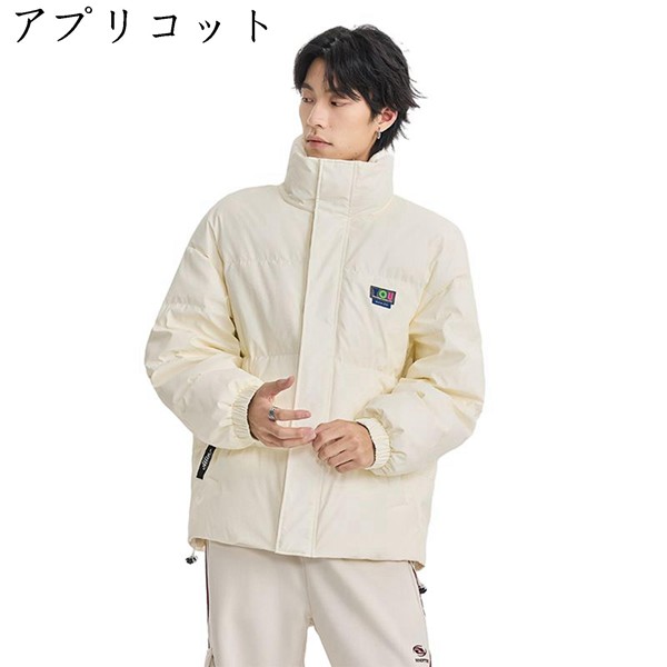 中綿ジャケット メンズ ブルゾン ジャンパー カップル ゆったり 秋冬 