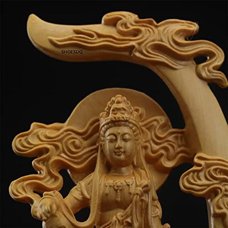 仏像『月光菩薩像』 彫像 彫刻 観音様 観音菩薩  木製　アンティーク Amazon｜仏像『国宝 月光菩薩像』特殊合成樹脂 仏像 彫像 彫刻