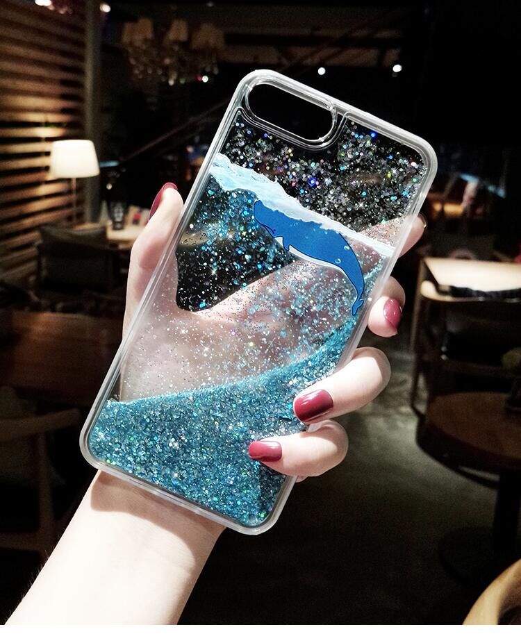 iPhone13pro 12pro ケース シェイカーケース スパンコール 動く 液体