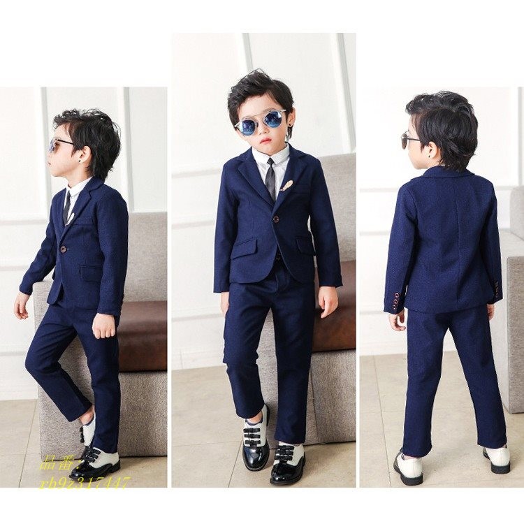 男の子 子供スーツ フォーマル 卒業式 快適 演出チーム 体型 イギリス風 無地 韓風 柔軟 相性抜群 ファッション 3セット カッコイイ 通気性 Ds 春秋 演出 Texascashandpawn Com
