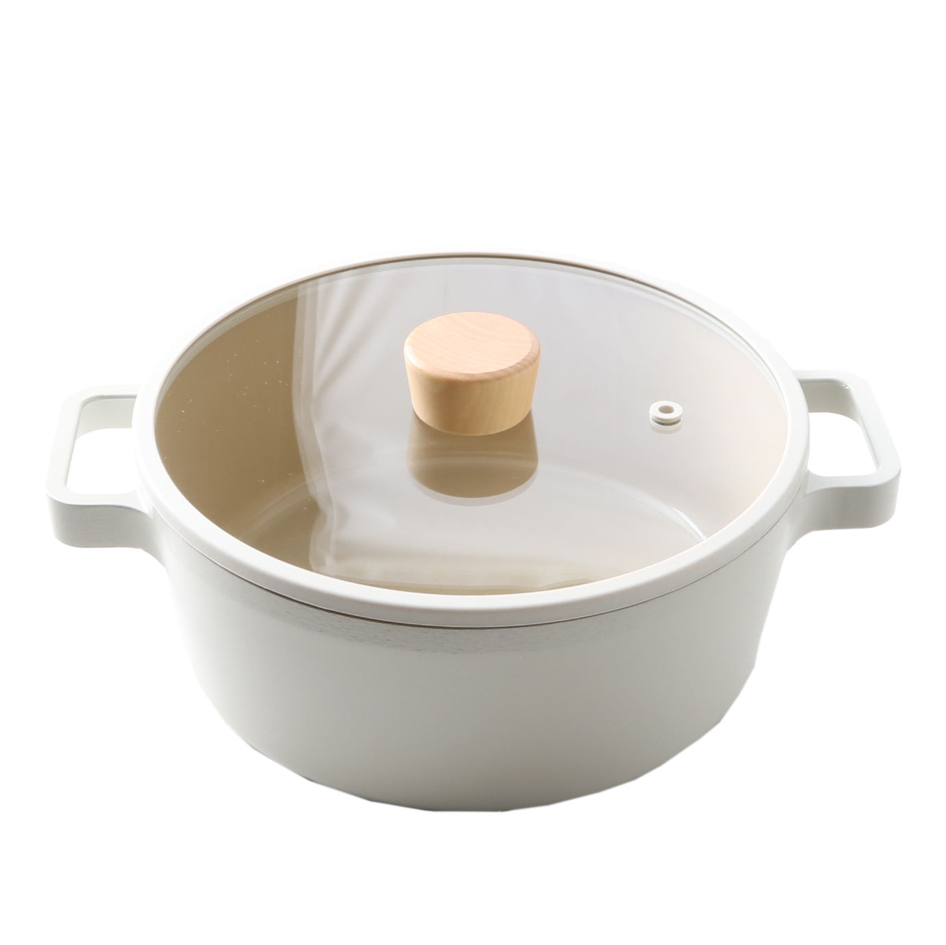 FIKA キャセロール 22m 蓋付き セラミック IH 対応 ガス コンロ 対応