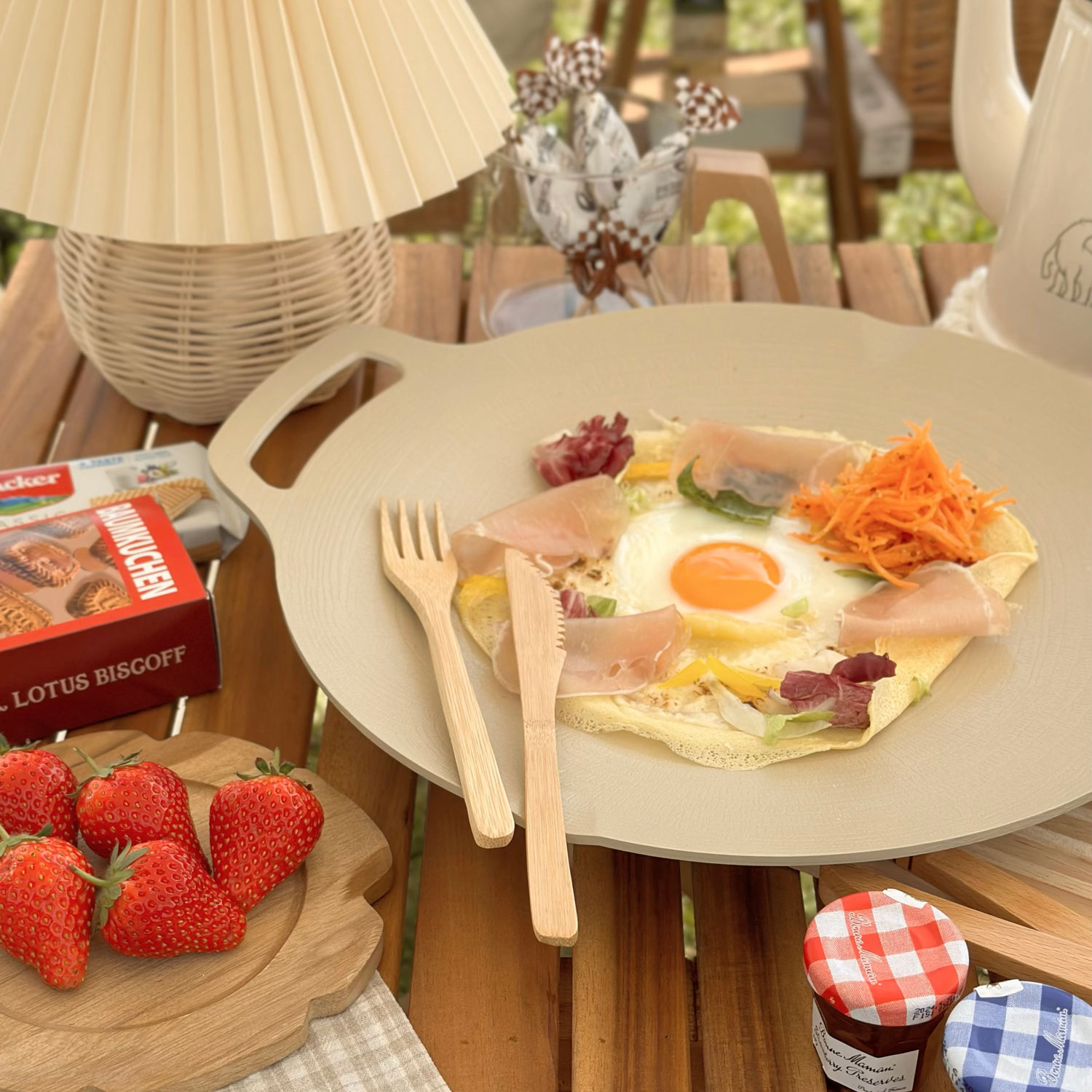 FIKAセラミック丸型グリドル33cm　専用袋付き FIKA（調理器具） FIKA 丸型 グリドル 33cm セラミック 専用