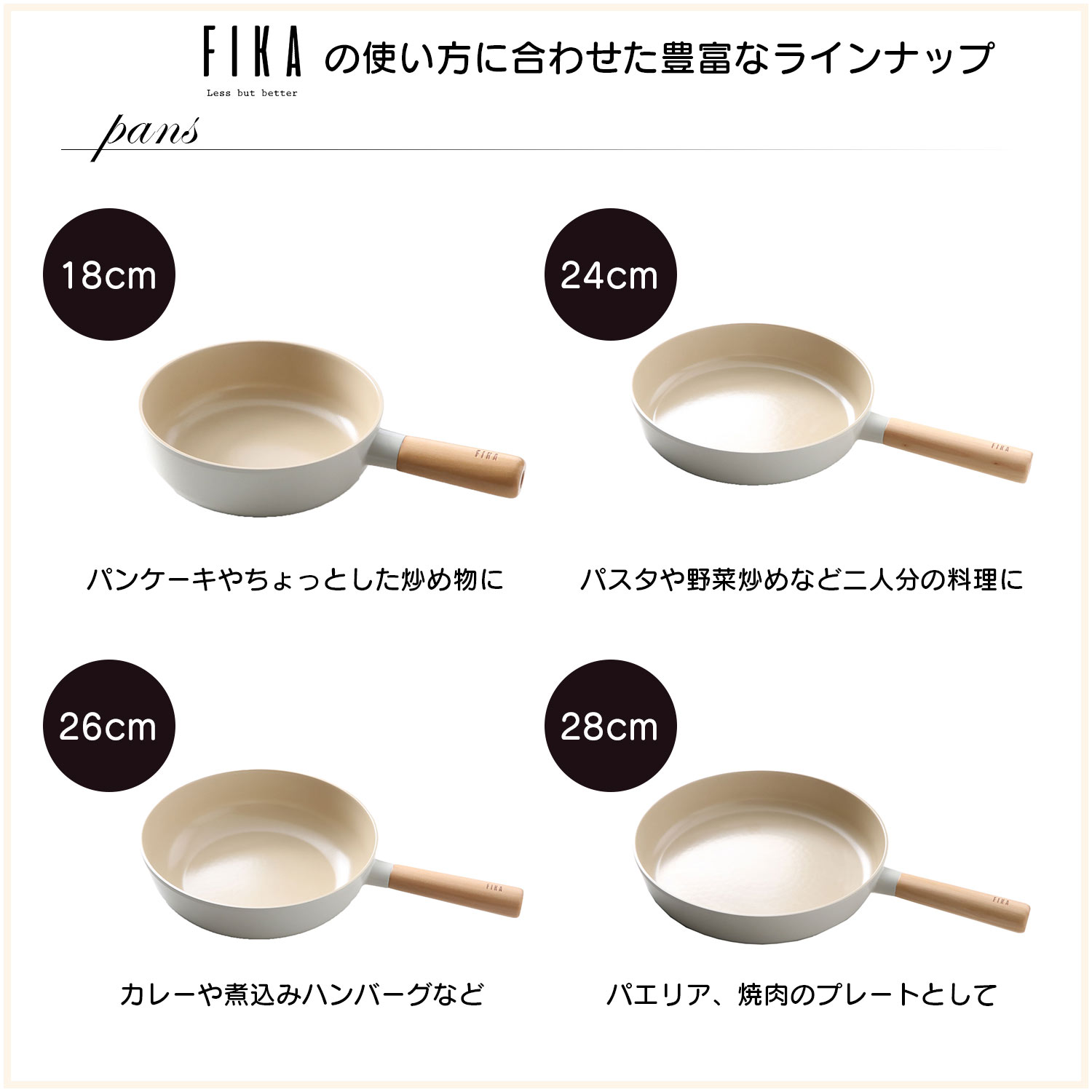 FIKA フライパン18cm