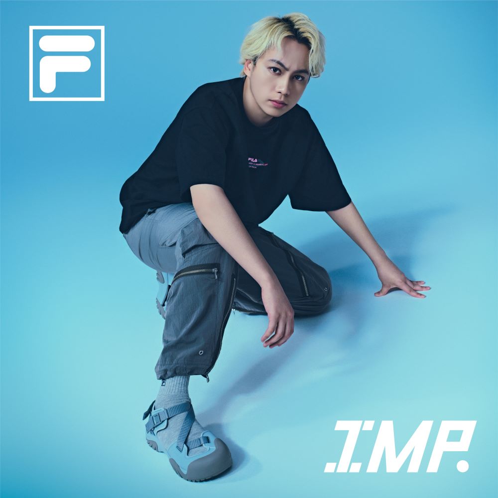 在庫限り outlet / 処分特価品  IMP. 横原悠毅さん着用 25SPU7001 S/Sプリント Tシャツ ブラック FILA フィラ メンズ レディース Tシャツ 半袖 | FILA | 01
