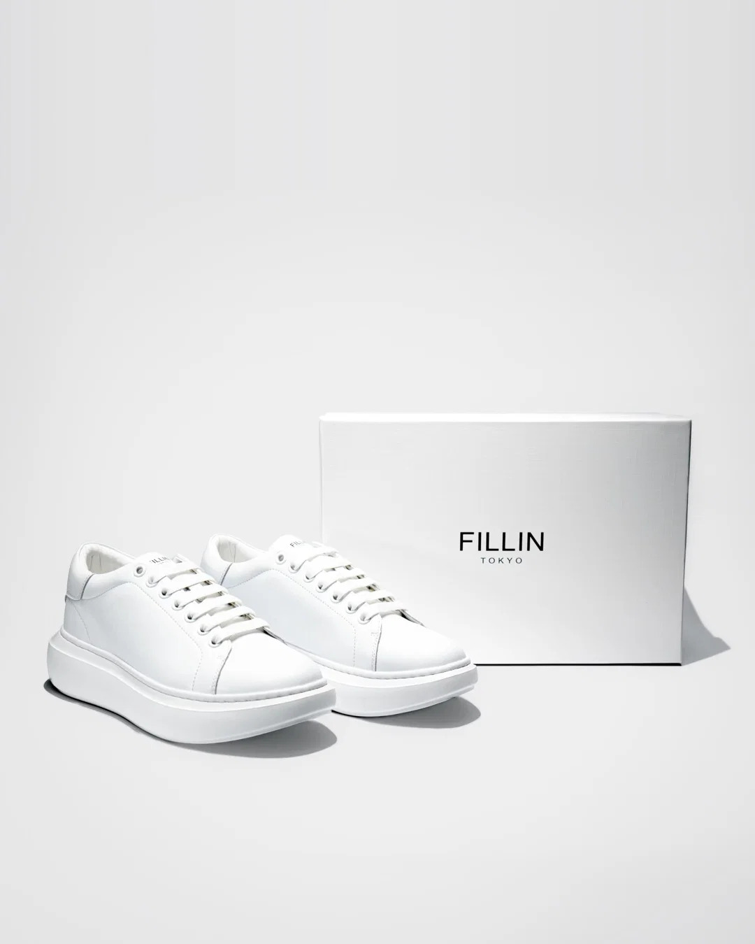 FILLIN LUCENT +7.0cm シークレットシューズ メンズ シークレットスニーカー 厚底スニーカー 靴 防水 レザー 通勤 ビジネスシューズ 男女兼用 | FILLIN | 12