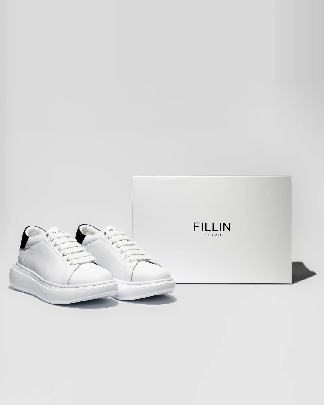 FILLIN LUCENT +7.0cm シークレットシューズ メンズ シークレットスニーカー 厚底スニーカー 靴 防水 レザー 通勤 ビジネスシューズ 男女兼用 | FILLIN | 20