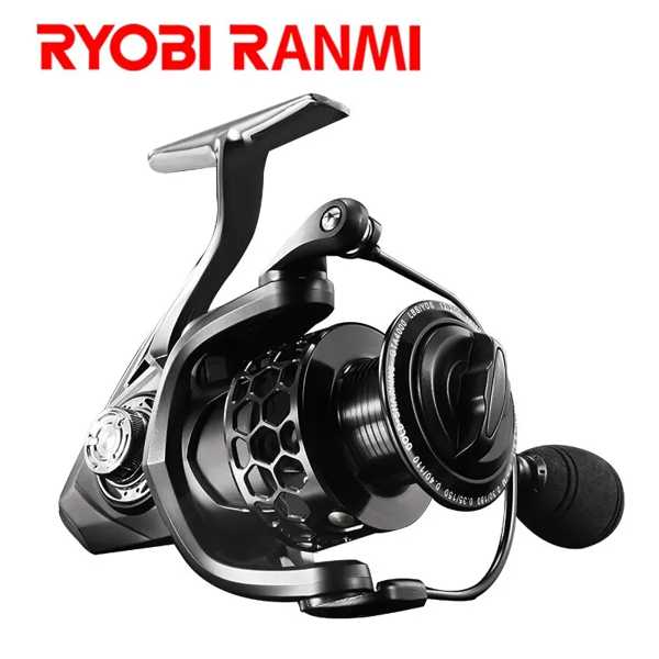 Ryobi ranmi gtaダブルスプールスピニングフィッシングリール