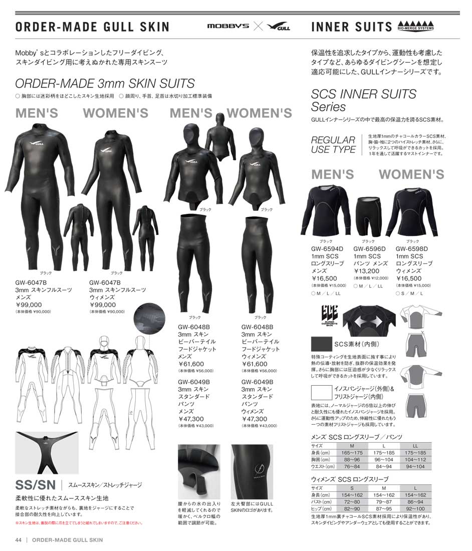 GULL 即日 ガル 1mm SCS パンツ メンズ 男性用 ウエットパンツ
