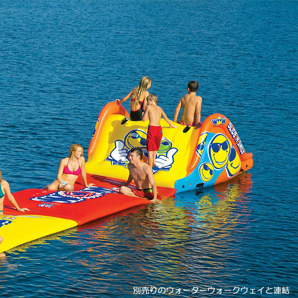 2026  WOW(ワオ) スライド＆スマイル  インフレータブルスライダー  W19-2210 長さ274×幅213×高さ127cmの画像