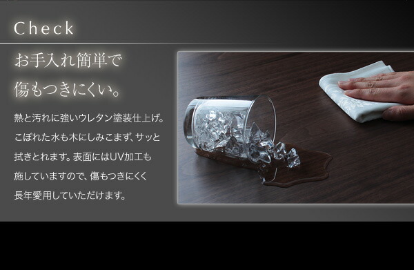 こたつテーブル モダンデザインフラットヒーターこたつテーブル 正方形(80×80cm)_12