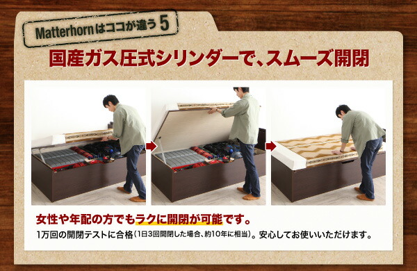 大阪正規品 収納付きベッド シングルベッド セミダブルベッド 収納 収納付き 収納ベッド 大容量 収納ボックス 布団 ベッドフレームのみ セミダブル 深さラージ 組立設置付