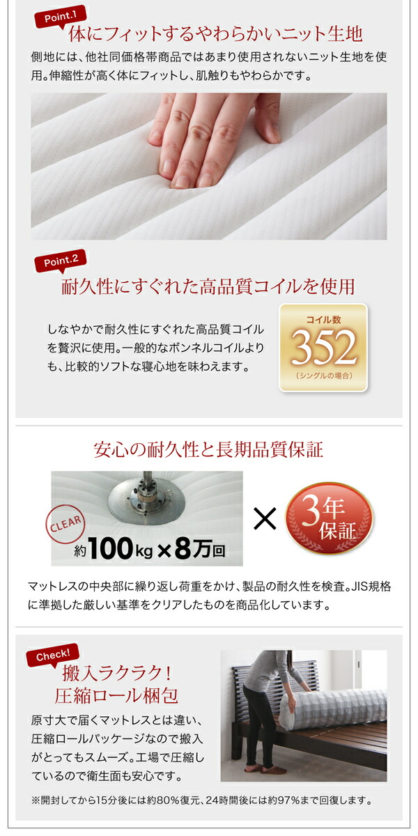 ベッド ダブルベッド ダブル ベット シングルベッド セミダブルベッド ダブルベッド スタンダードボンネルコイルマットレス付き ダブル 組立設置付