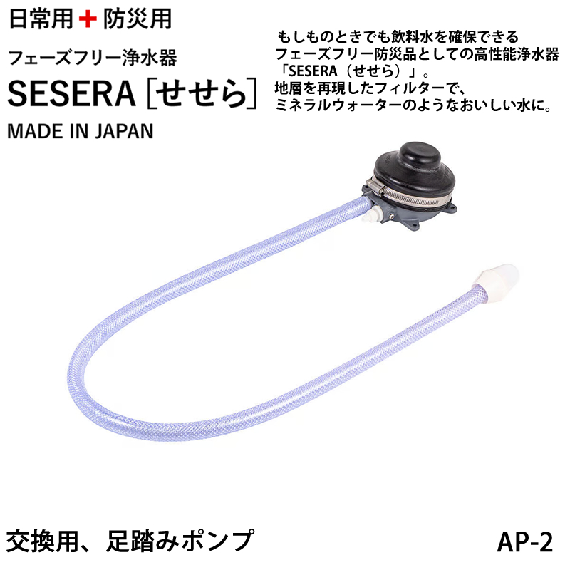 サイテックス フェーズフリー浄水器 SESERA せせら 交換用 足踏み