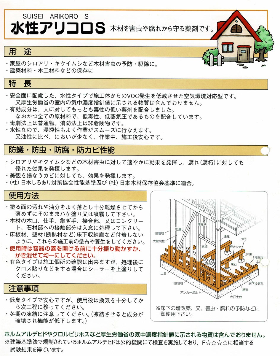 送料無料 水性アリコロs オレンジ 15l シロアリ駆除 総合木材保存剤 山陽タール 限定製作 Phformula Wireddigital Site