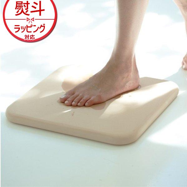 SOIL（ソイル） 日本製 バスマット 珪藻土 バスマットスクエア 速乾