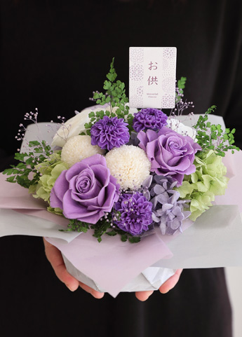 プリザーブドフラワー ギフト プレゼント 女性 記念日 インテリア お供え 誕生日 命日