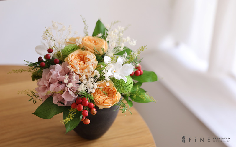 プリザーブドフラワー 母の日 ギフト プレゼント 瑛菜 えな 和風
