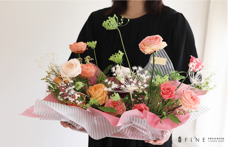 プリザーブドフラワー プレゼント ギフト 花 ピューレ 誕生日 お祝い 結婚祝い 新築祝い 開店祝い 開業祝い 開院祝い クリニック サロン_4