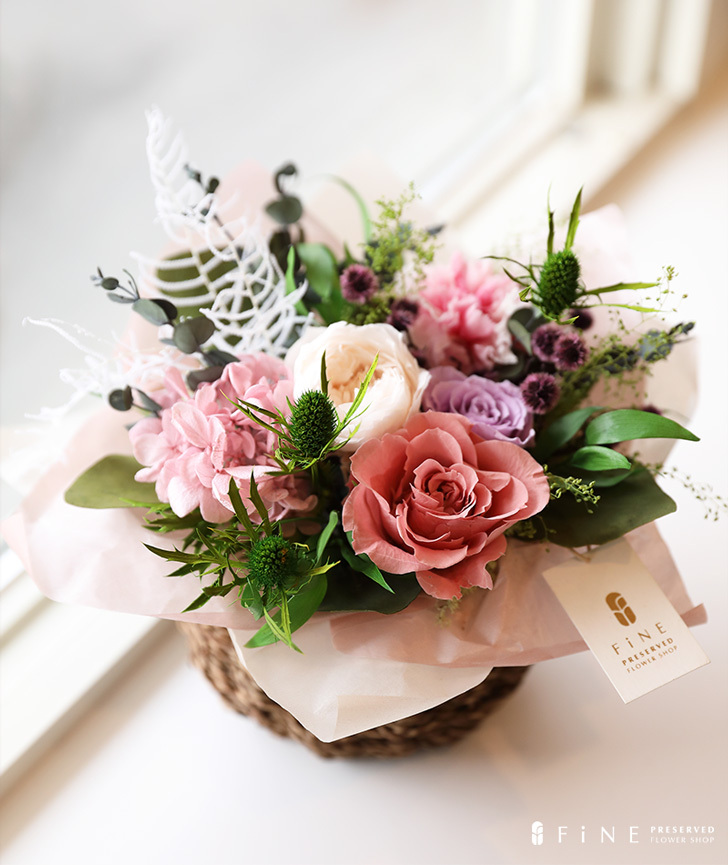 プリザーブドフラワー ギフト プレゼント 女性 記念日 ローズ インテリア ディスプレイ 誕生日 結婚祝い アレンジメント