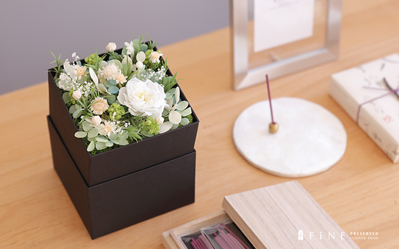 プリザーブドフラワー 奏 かなで お線香セット...の詳細画像3