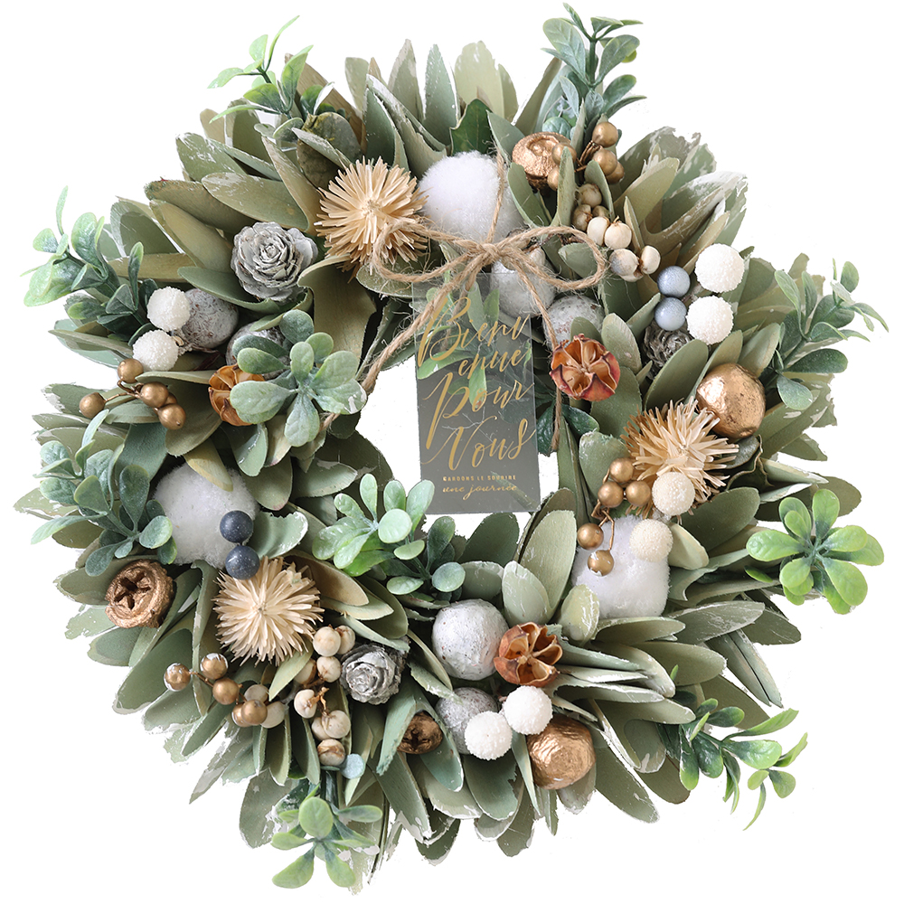 クリスマス輸入リースMサイズ クリスマスリース 玄関 クリスマス