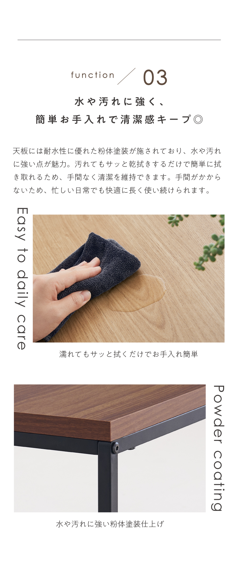 VENTOTA ネストテーブル 3点セット サイドテーブル 収納 木目調