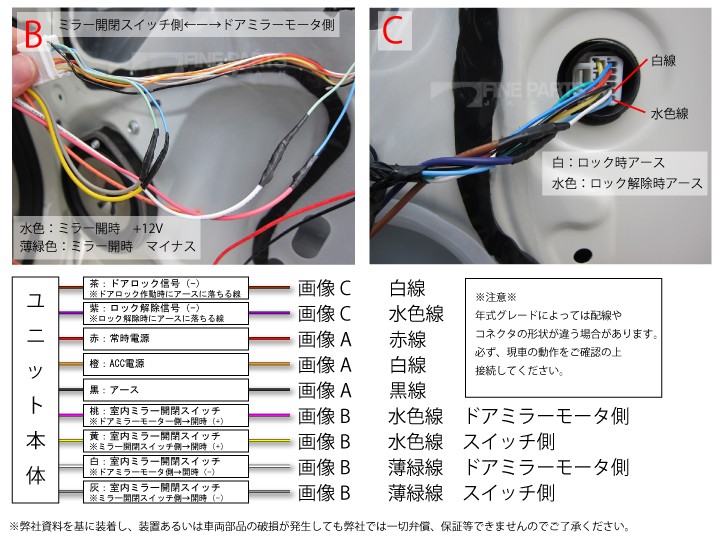 NBOX n box ドアロック連動 オートリトラミラー JF1 JF2 : 72-jf