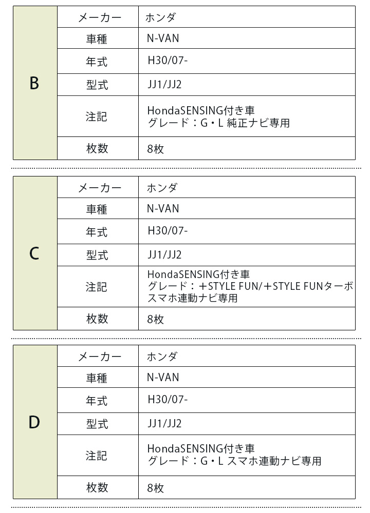 N-VAN 専用設計 サンシェード ブラック 黒 車中泊 目隠し 簡単