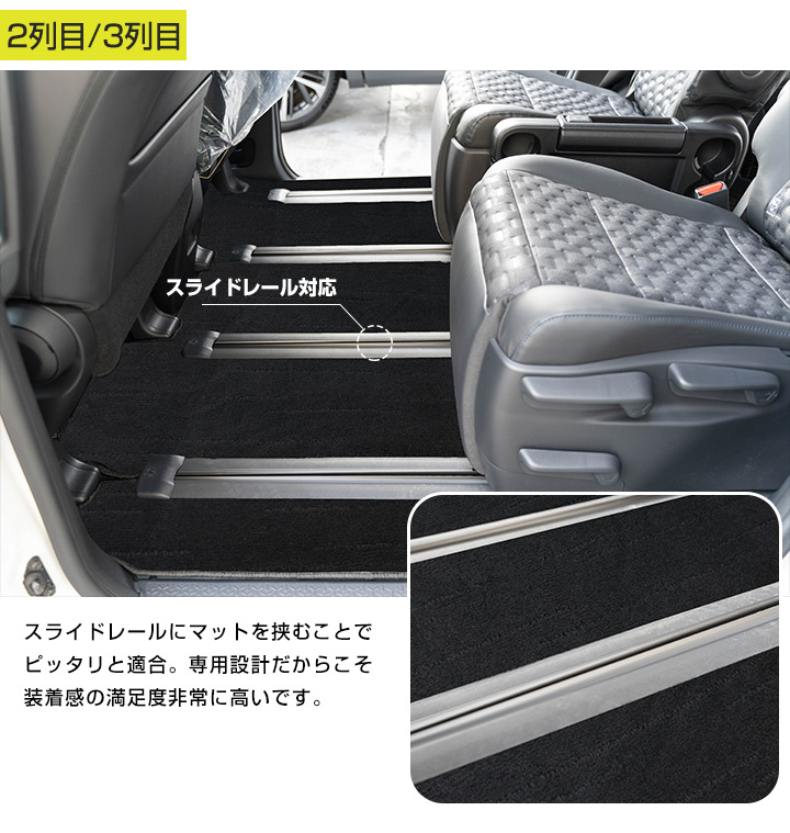新作入荷格安日本製 送料無料 フロアマットURJ2028人乗りH19.09～H24.0.07 4枚SET トヨタ用
