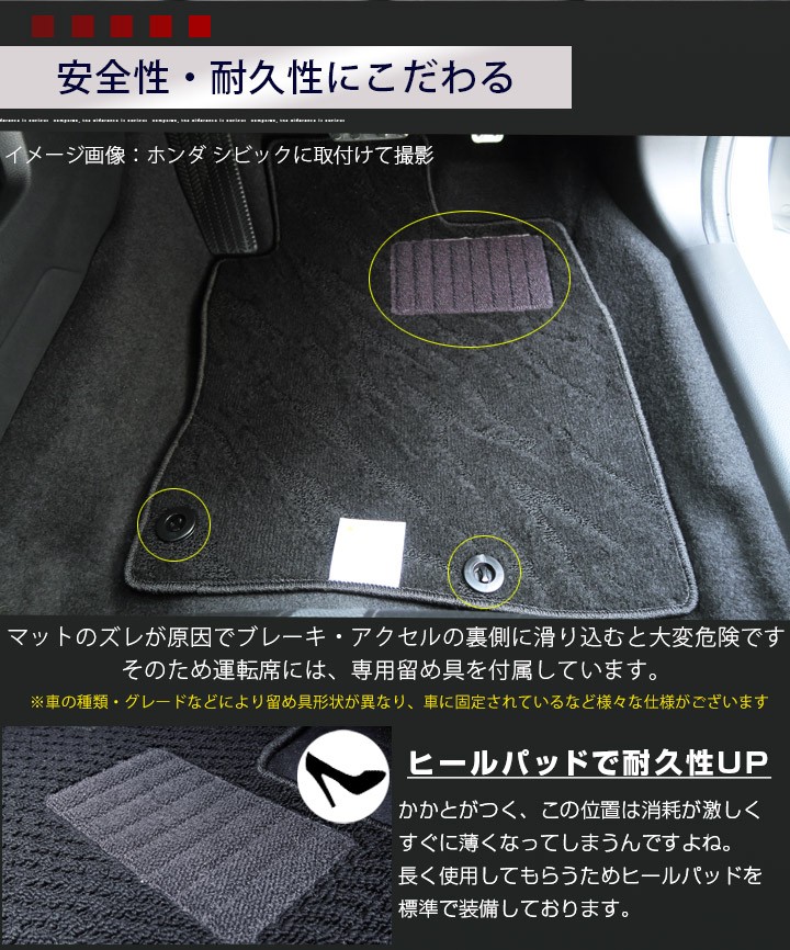 レクサス GX 専用設計 550 VJA252W 250系 5人乗り 7人乗り フロア 