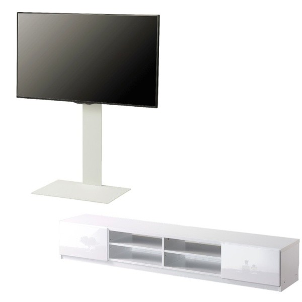 テレビ スタンド ローボード セット 幅180cm テレビ台 2台 組合せ 単体