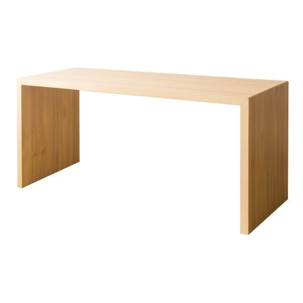 シンプル デスク 幅150cm ワーク ダイニング カウンター 対面 壁面