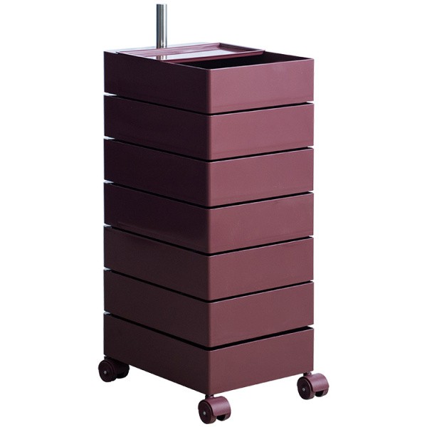 【dc ac様】 回転引き出し3.2段収納棚トローリーカート Storage Cart キャスター付き収納棚カート CD用 -飛行機内用