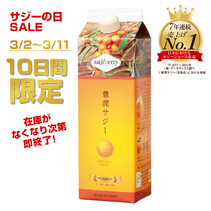 フィネス 豊潤サジー スティックタイプ30ml×10本 公式 200種類以上の