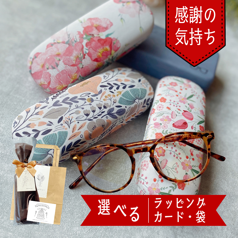 メガネケース ハード プレゼント ギフト セット 退職 おしゃれ スリム