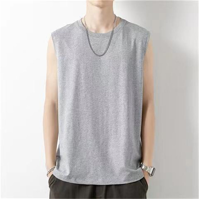 【2点購入で200円OFF！】タンクトップ メンズ インナー トップス ノースリーブ 学生 ひんやり 涼しい Tシャツ 接触冷感 Vネック 快適 無地 夏 冷感 肌着 |  | 03