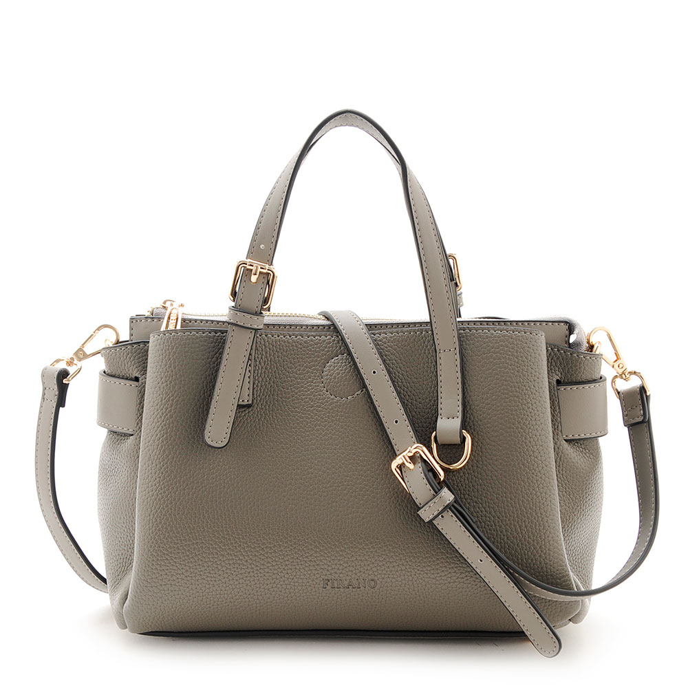 FIRANO（フィラノ） ベルトアクセント3ルームハンドバッグ レディース