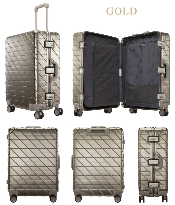 アウトレット アルミ スーツケース Lサイズ 大型 アルミボディ
