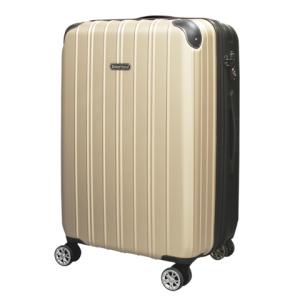 アウトレット スーツケース Mサイズ 容量拡張可 超軽量 ファスナー キャリーバッグ 約70L Wキ...
