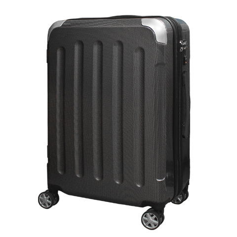 スーツケース Lサイズ 超軽量 容量拡張機能付き キャリーケース トランク 旅行用 バッグ 大容量 100L ダブルキャスター TSA 大型  158cm以下 6262-L