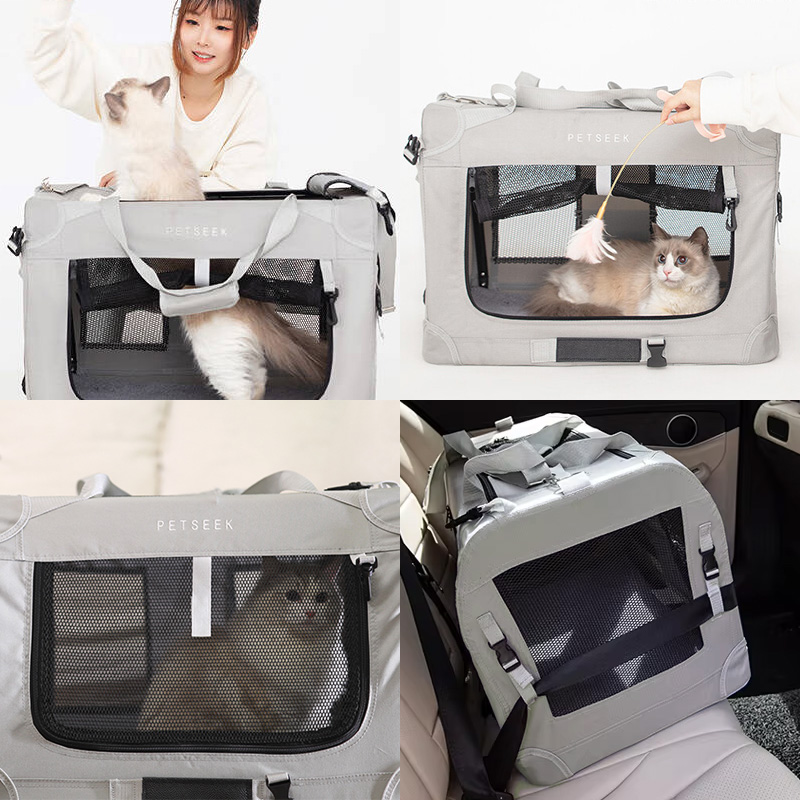 ソフトクレート ポータブルケージ ペットキャリー バッグ 大型